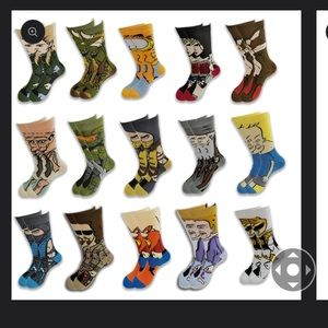 Assortment of novelty socks at an unbeatably low